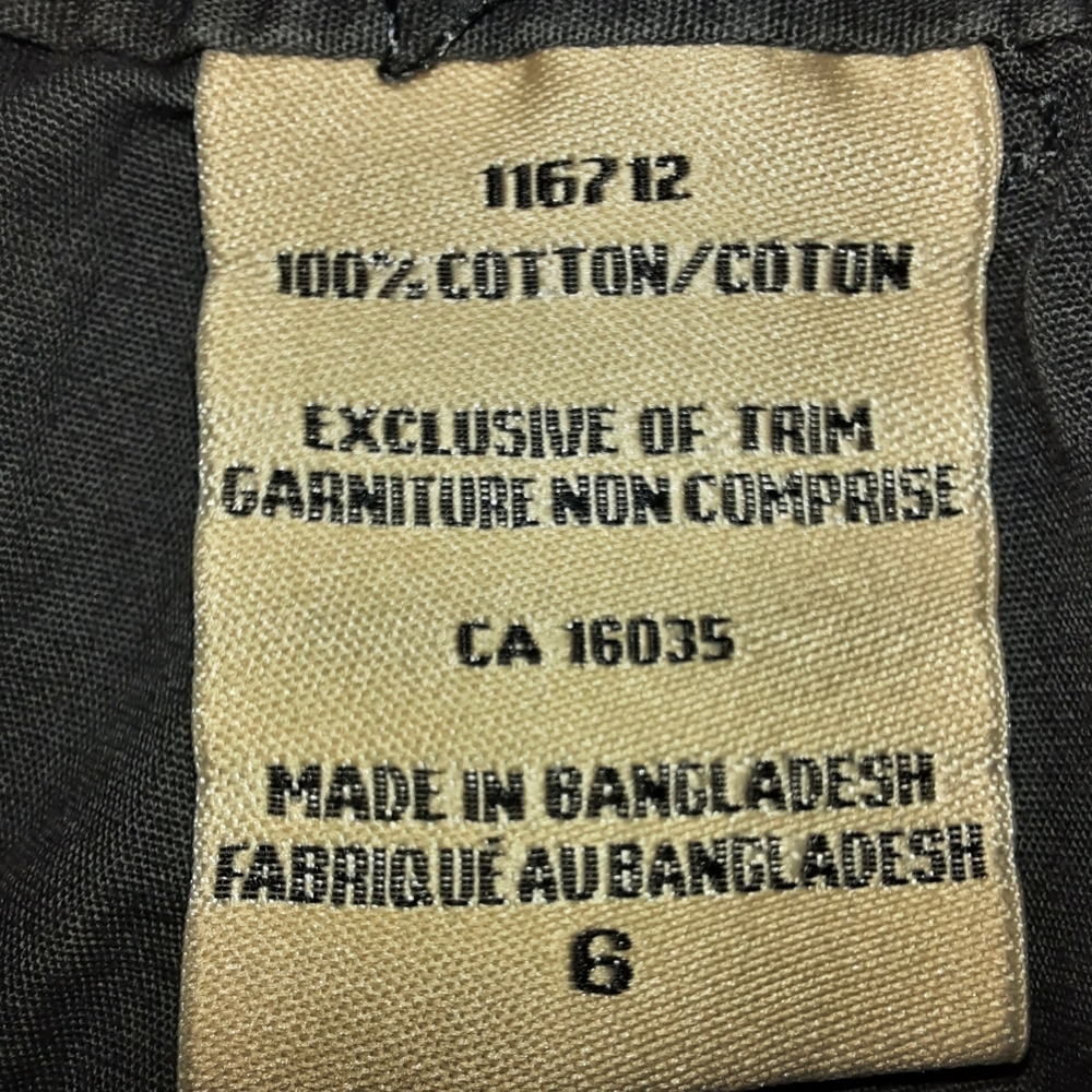 Marvin Richards Gray Khaki Crop Cargo Pant SZ 6 - Picture 10 of 13